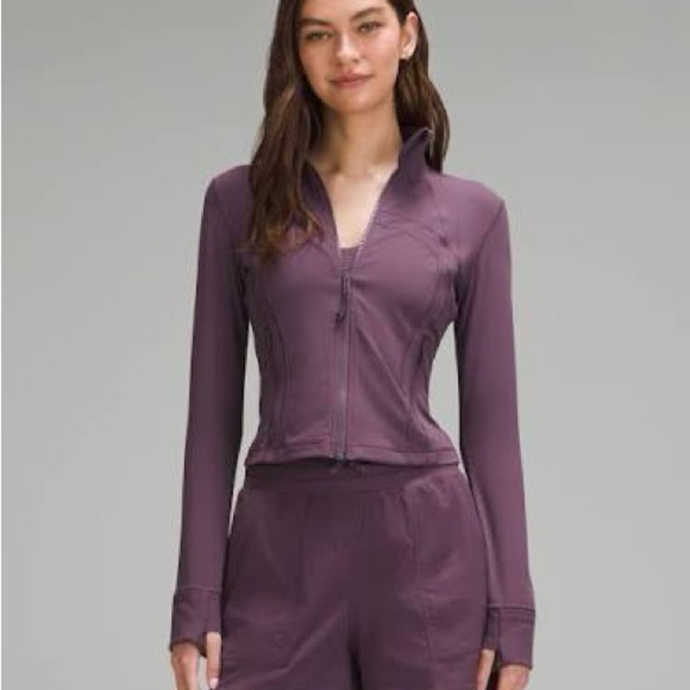 Lululemon Athletica Grape Cropped Define Jacket